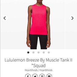 Lululemon breeze by muscle tank